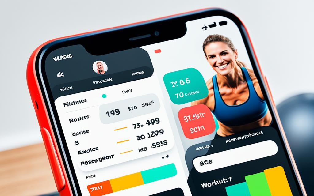 AI fitness tracking app interface